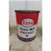 Image 2 : Esso MP Grease 1 lb Tin, Esso Marvelube 1 Quart Tin, Esso Dexron II Transmission 1 L Tin - Full of C
