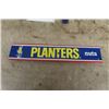Image 3 : 2 Planter's Peanuts Metal Signs ; Rack Topper 10" x 17.5" , Smaller Sign  2.5" x 13"  - Both Double 