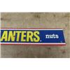 Image 7 : 2 Planter's Peanuts Metal Signs ; Rack Topper 10" x 17.5" , Smaller Sign  2.5" x 13"  - Both Double 