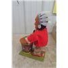 Image 5 : Brave Eagle Beating Drum+ Raising War Woop - Battery Operated Toy , TN Japan 12" Tall 