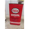 Image 6 : 2 Esso Outboard Motor Oil Plastic Bottles, Esso Iosol 1 Imperial  Quart Tin