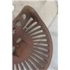 Image 2 : Vintage Cast Iron Die Cut Implement Seat -No Markings