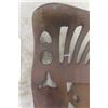 Image 4 : Vintage Cast Iron Die Cut Implement Seat -No Markings