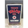 Image 3 : Texaco Valor Oil 2 Gal Tin - McCol Frontenac