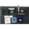 Image 1 : 3 Canadian $1.00 Coins - 1971, 1984 Jaque Carter 1987 New Loonie Coin- All Uncirculated in Gift Boxe
