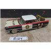 Image 1 : Amazing Pressed Tin Oldsmobile 88 Highway Patrol Car , Battery Operated with Speed Meter - Chiko Jap