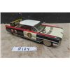 Image 3 : Amazing Pressed Tin Oldsmobile 88 Highway Patrol Car , Battery Operated with Speed Meter - Chiko Jap