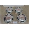 Image 1 : Set of 4 GMC Truck Hubcaps 10" Wide - Good Clean Set with Good Paint