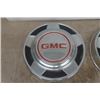 Image 2 : Set of 4 GMC Truck Hubcaps 10" Wide - Good Clean Set with Good Paint