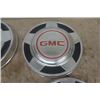 Image 3 : Set of 4 GMC Truck Hubcaps 10" Wide - Good Clean Set with Good Paint