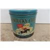 Image 3 : Kentucky Club Fine Cut Tobacco Tin with Lid 5 1/2'' Tall 5 1/2'' Diameter 