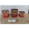 Image 6 : 3 Assorted York Peanut Butter Tins 1 1/2'' LBS , 3 LBS , 4 LBS Tin 