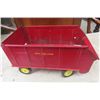 Image 5 : 4 Farm Wagons- Pressed Tin - New Holland on 1, 1 Marked ERTL