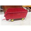 Image 6 : 4 Farm Wagons- Pressed Tin - New Holland on 1, 1 Marked ERTL
