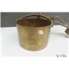 Image 3 : Solid Brass Grain Elevator Beam Scale 1 Quart Bucket 14" Long