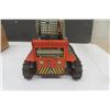 Image 7 : Pressed Tin Vintage Bulldozer with Rider in Original Box - Japan - KO - 7'' Long 