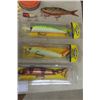 Image 2 : Assorted Fishing Lures , Roll of Vintage Line, Pickerel Rigs 