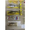 Image 3 : Assorted Fishing Lures , Roll of Vintage Line, Pickerel Rigs 