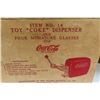Image 5 : Coca-Cola Toy Dispenser with Glasses - Plastic , Trim Molded Products Inc. - In Original Box