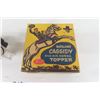 Image 2 : Hopalong Cassidy + His Horse Topper Plastic Toy 4.5" Tall 5" Long - Comes with Original Box