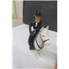 Image 4 : Hopalong Cassidy + His Horse Topper Plastic Toy 4.5" Tall 5" Long - Comes with Original Box