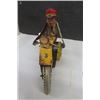 Image 6 : Superb Marx Tin Wind Up Motorcycle with Police Rider - Working Condition 