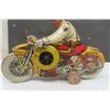 Image 9 : Superb Marx Tin Wind Up Motorcycle with Police Rider - Working Condition 