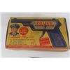 Image 2 : Police Automatic Cap Pistol - Pressed Tin Gun with Box - Gun Only Meldon USA 