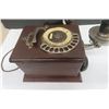 Image 4 : 11 Digit Automatic Electric Company Antique Phone - Solid Wood Case