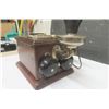 Image 5 : 11 Digit Automatic Electric Company Antique Phone - Solid Wood Case