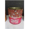 Image 3 : 4 Assorted Peanut Butter Tins - All 3 lbs ; 2 Co-op, Squirrel, McColls