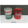 Image 1 : 2 Oil Can Banks ; Mercury Motor Oil, Cam 2 Motor Oil - Both 1 Quart