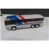 Image 7 : 3 Pressed Tin Greyhound Buses ; 2 Friction Die Cast Madison Ave Coach Bus - Longest 11" 