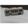 Image 9 : 3 Pressed Tin Greyhound Buses ; 2 Friction Die Cast Madison Ave Coach Bus - Longest 11" 