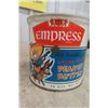 Image 5 : 5 Metal Peanut Butter Tins +  Plastic Pail - 3 lbs per Tin