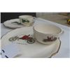 Image 2 : 4 Sandwich Plates + 3 Tea Cups with Autos - China