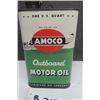 Image 2 : Amoco Outboard Motor Oil 1 Quart Tin