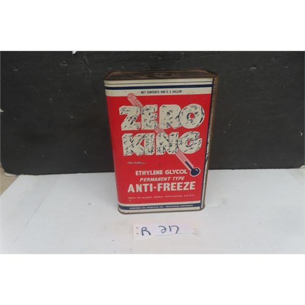 Zero King Antifreeze Tin - 1 Gal