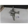 Image 1 : Chrome Airplane Off Ashtray, Wing Tip to Wing Tip  Nose to Tail