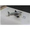Image 3 : Chrome Airplane Off Ashtray, Wing Tip to Wing Tip  Nose to Tail