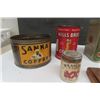 Image 2 : Sanka Coffee Tin, Hills Bro Coffee Tin, Bank Note Tin, Kand-Ice Tin, Tripsis Snuff Tin, Hollywood Ci