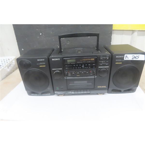 Sony CFD-S10 CD Radio Cassette Recorder