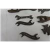 Image 5 : 10 Old Wrenches with Names ; Comet, Litchfield, Blackhawk, Planet J.R, Pitts, Universal, King