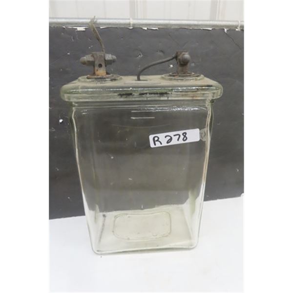 Exide Glass Battery Jar 7" x 11" x 15" 