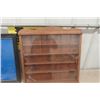 Image 2 : Display Shelf 18" x 20" , Picture Frame, (3) Oak Shelves, Centennial Plate