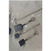 Image 1 : 4 Yard Tools ; 3 Shovels + Rake