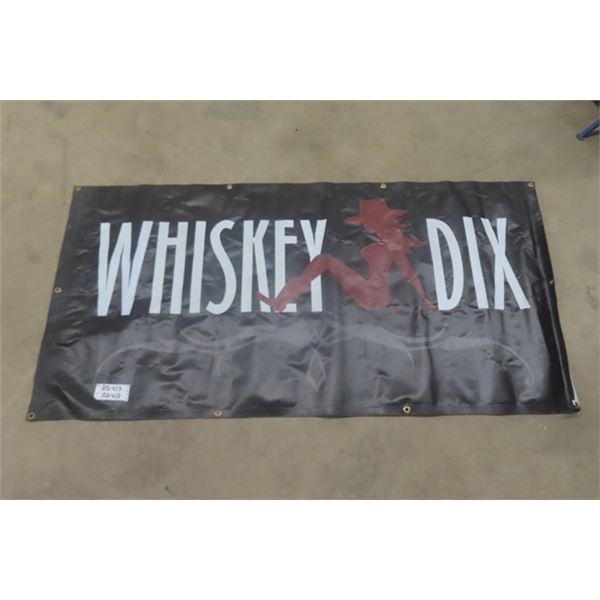 Whiskey Dix - Winnipeg Bar Vinyl Banner