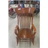 Image 1 : Antique Oak Rocking Chair - Large Back Repaired