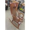 Image 2 : Antique Oak Rocking Chair - Large Back Repaired