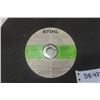 Image 2 : 3 Stihl 20mm Stone Cutting Disks + Unmarked 9" Blade
